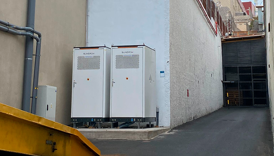 Vista general de la instalaci�n con los sistemas PowerStack