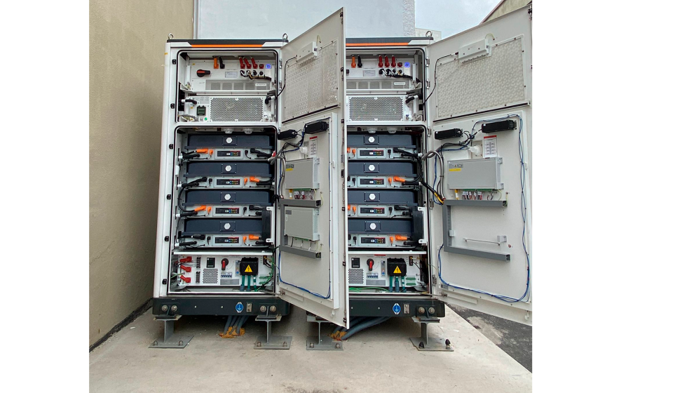 Detalle de los sistemas PowerStack y equipos Sungrow instalados