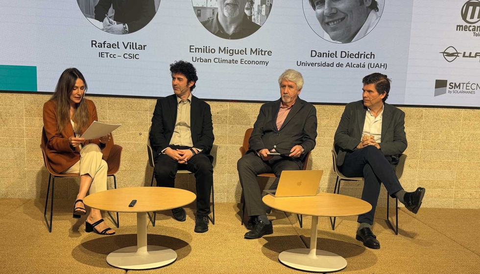 De izquierda a derecha: Adela �car, Rafael Villar, Emilio Miguel Mitre y Daniel Diedrich