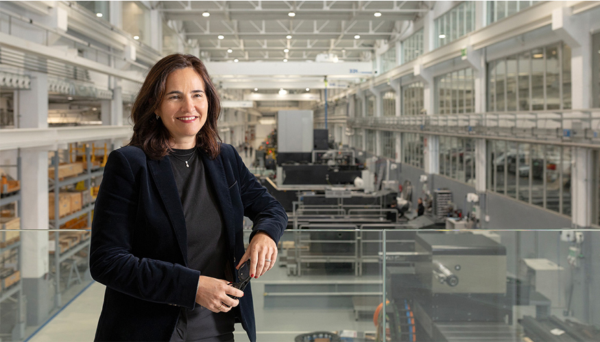 La directora general de Danobatgroup, Nerea Aranguren, se muestra confiada pero cautelosa con las previsiones para los pr�ximos a�os...