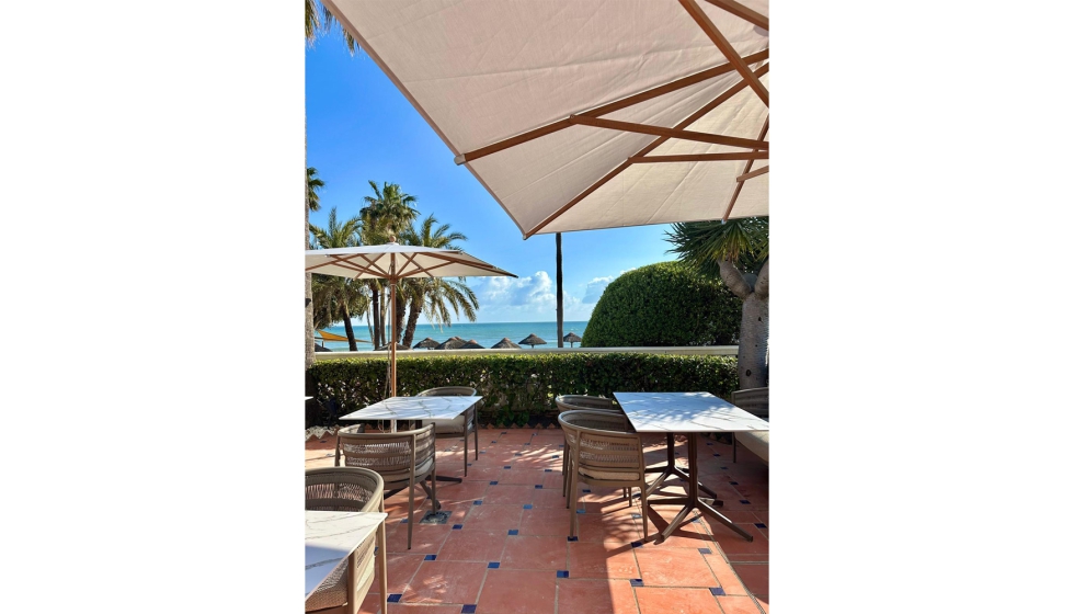 Los parasoles de Glatz se adec�an a la est�tica del hotel y ofrecen un alto rendimiento frente a las condiciones clim�ticas...