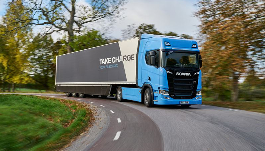 La nueva configuraci�n de bater�as de Scania libera espacio para la carrocer�a y facilita la electrificaci�n de aplicaciones de transporte pesado y...