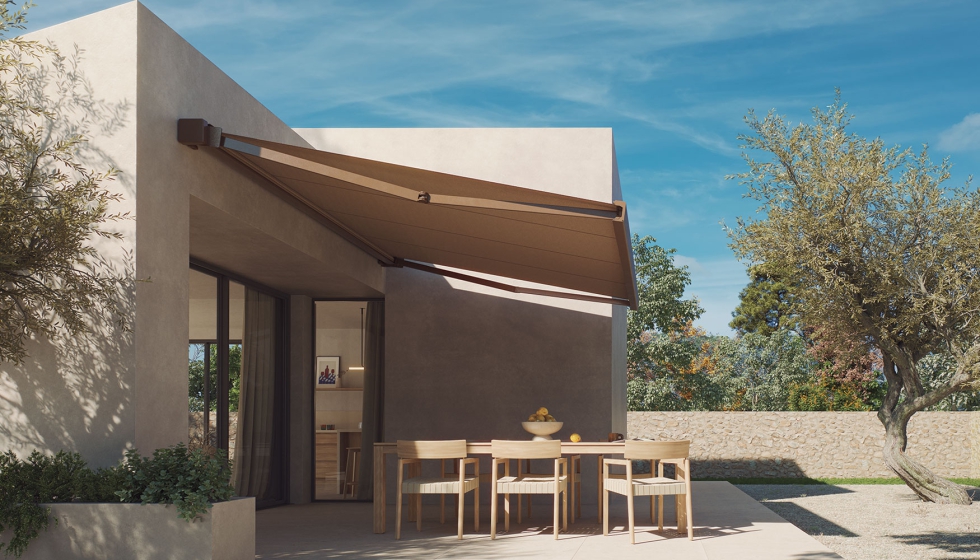 Toldo modelo Altea de la l�nea de productos de decoraci�n Maur�, de LaViuda