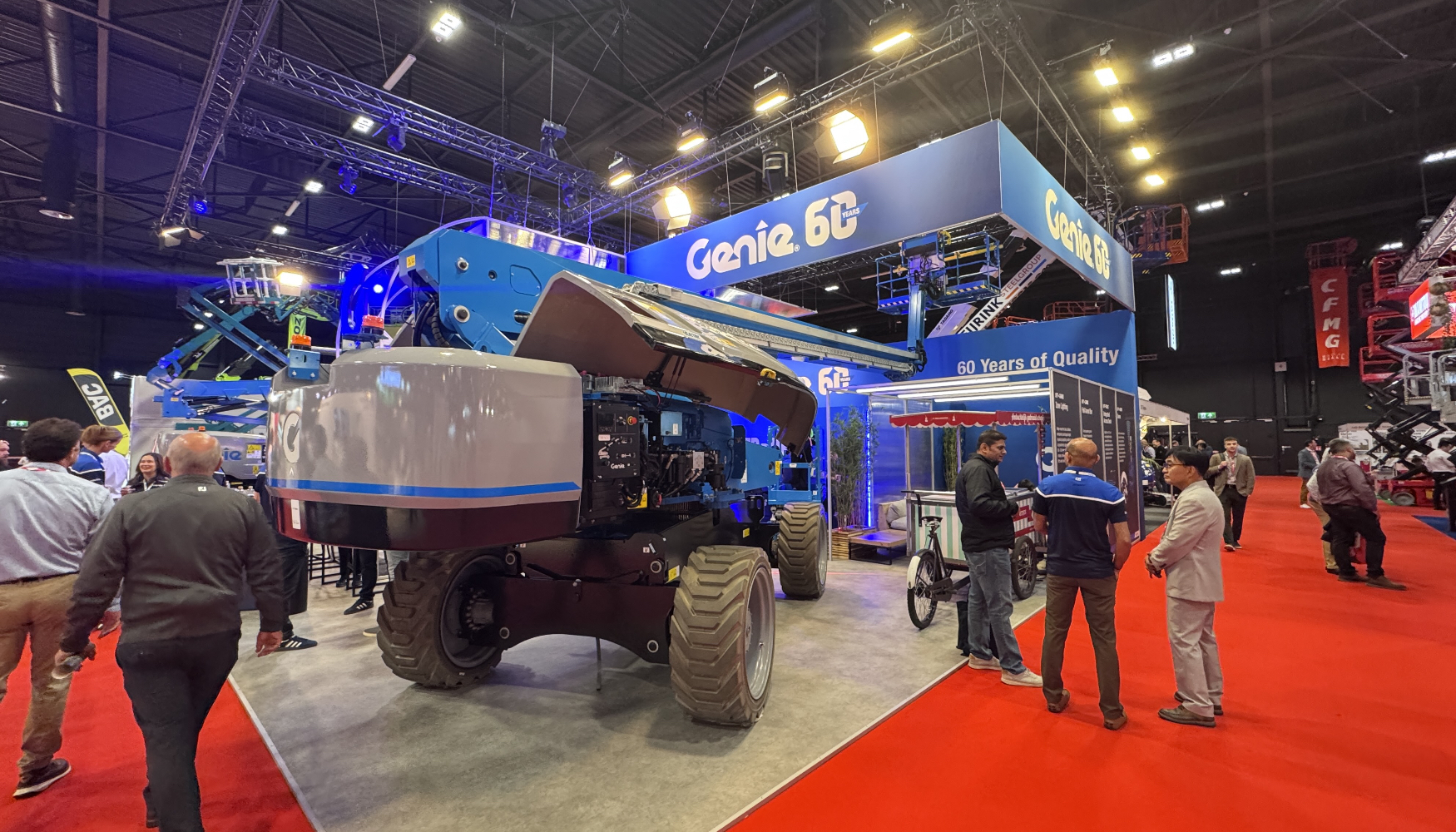 Las plataformas el�ctricas Genie E ofrecen funcionamiento de cero emisiones y bajo ruido
