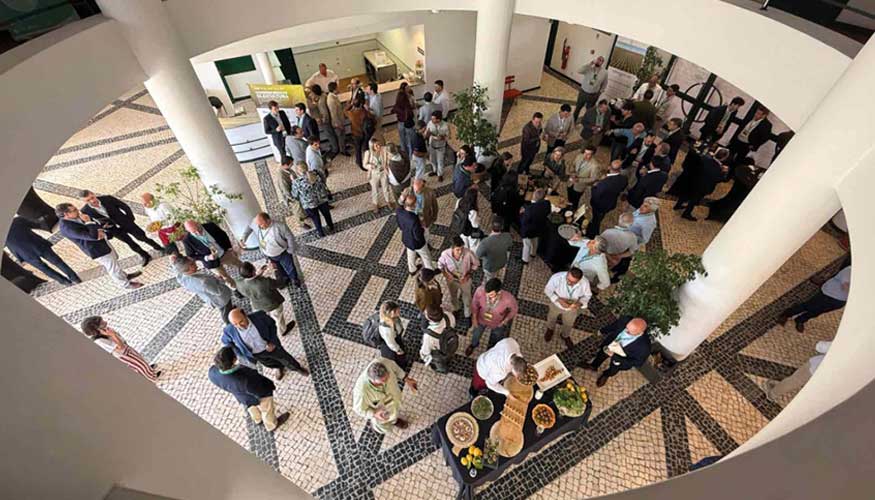 Os participantes desfrutaram de um amplo espa�o para networking de alto n�vel