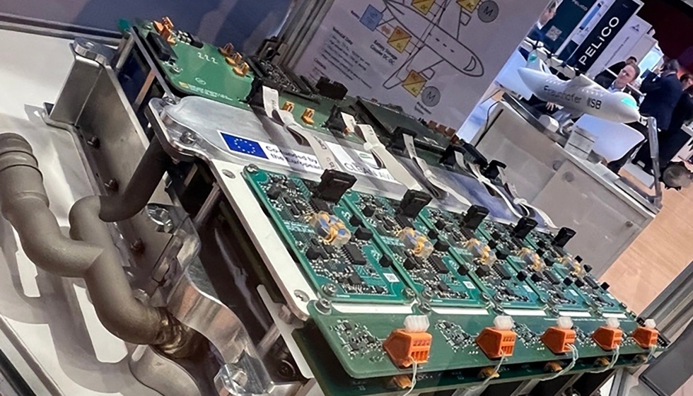 Electr�nica de potencia desarrollada por el Fraunhofer IISB. Foto: Fraunhofer IISB