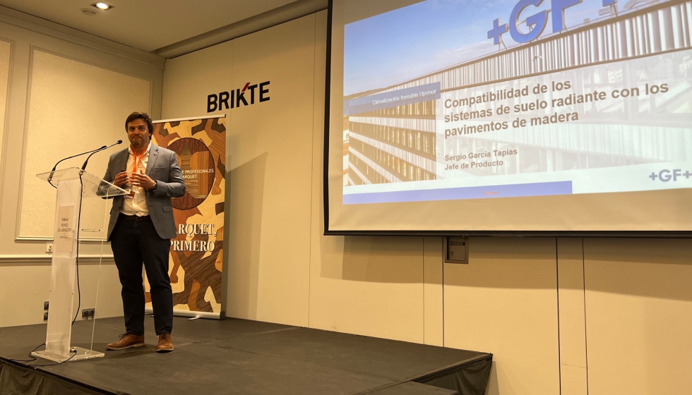 La ponencia de Sergio Garc�a Tapias, de Uponor Iberia, sobre compatibilidad entre los sistemas de suelo radiante y los pavimentos de madera...