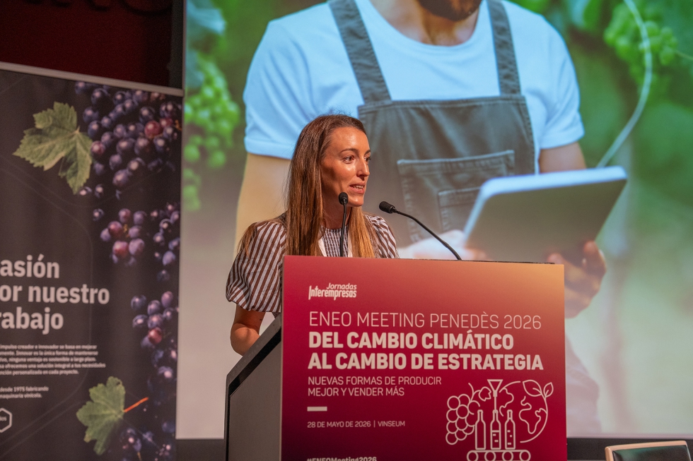 Miren Sasigain, consultora comercial ERP Bodegas en Zucchetti Spain, durante Eneo Meeting Pened�s