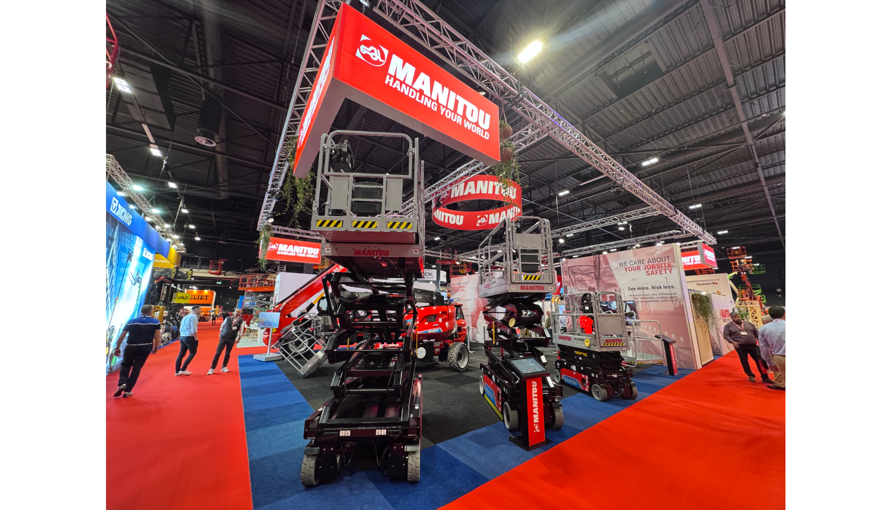 Plataformas el�ctricas de tijera Manitou