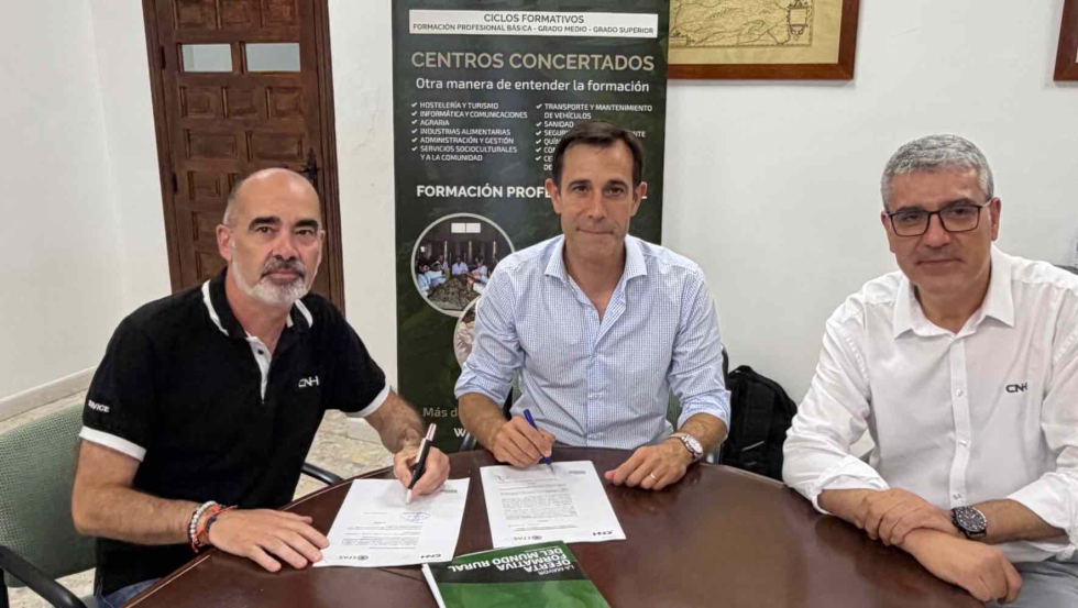 Firman del acuerdo para fomentar la formaci�n de j�venes y su acceso al mercado laboral agrario