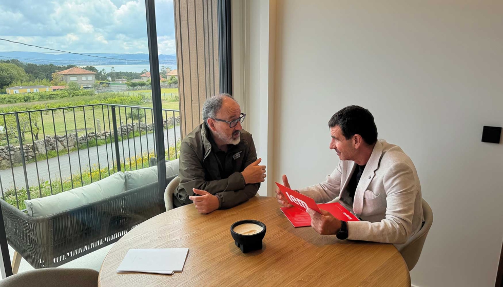 Diego �lvarez, en un instante de la entrevista mantenida con Novoperfil e Interempresas Media