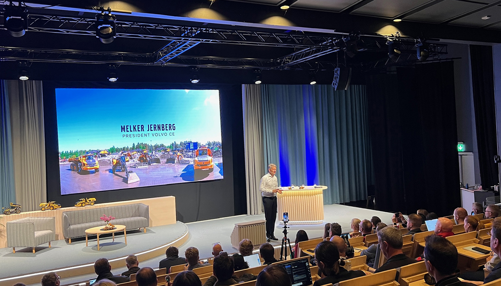 Melker Jernberg, presidente de Volvo CE