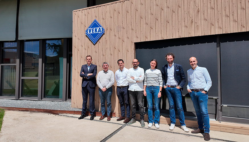 Representantes de los equipos t�cnicos y de prescripci�n de VEKA y Saint-Gobain Glass se reunieron en la sede de VEKA Ib�rica en Burgos...