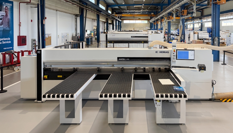 La seccionadora Sawteq S-190 se fabrica y desarrolla �ntegramente en las instalaciones de Homag en L�Ametlla del Vall�s (Barcelona)...