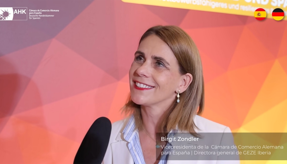 Birgit Zondler, gerente de GEZE Iberia y nueva vicepresidenta de la AHK Espa�a
