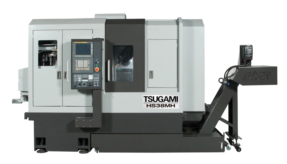 Foto de Tsugami HS38MH-5AX, el torno multitarea de cabezal m�vil