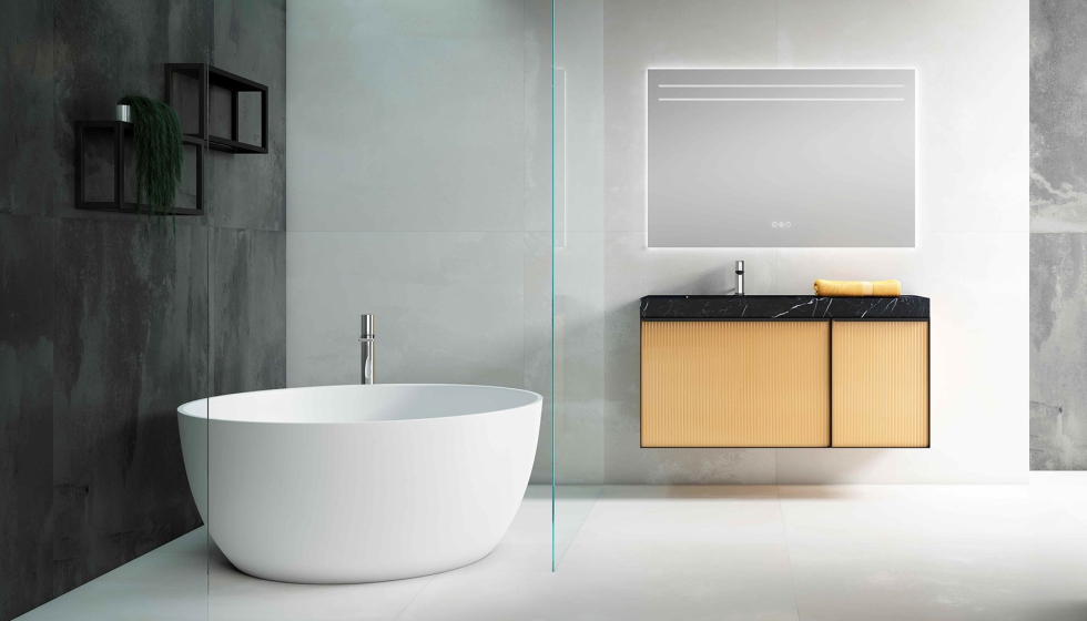 Colecci�n Glasscolor en acabado Peach mate