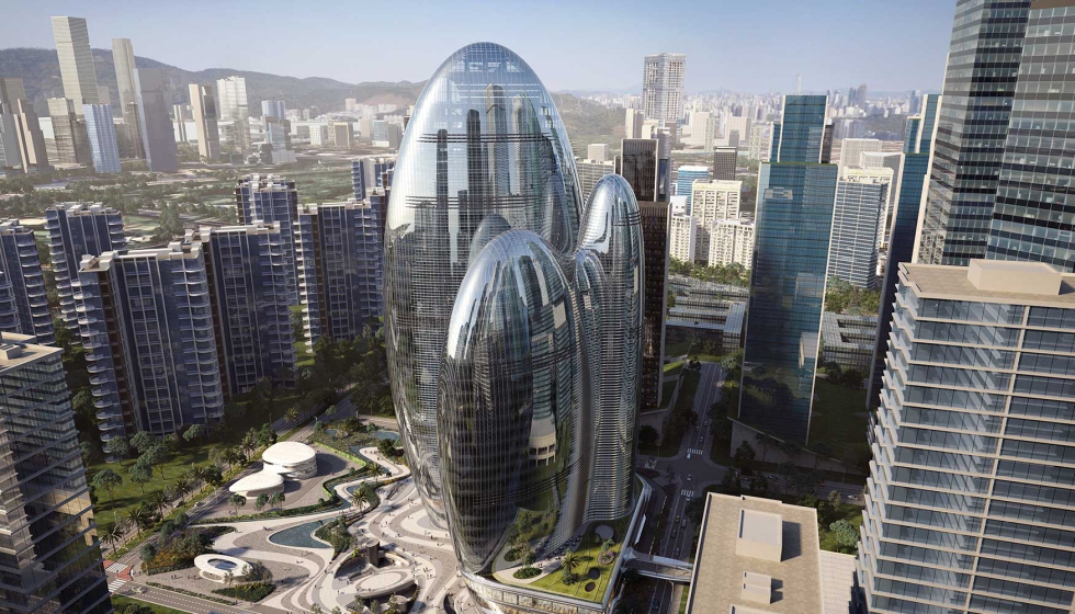 La mayor parte del acristalamiento consiste en unidades de vidrio aislante de doble laminado con cuatro l�minas...