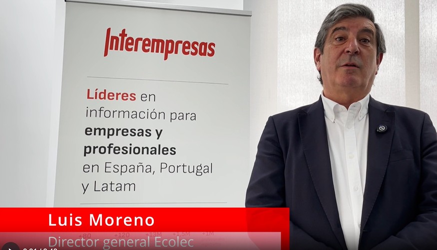 Jos� Luis Moreno, director general de Ecolec, avanz� que �la Comisi�n Europea propone dos mil euros por tonelada de RAEE no recogido...