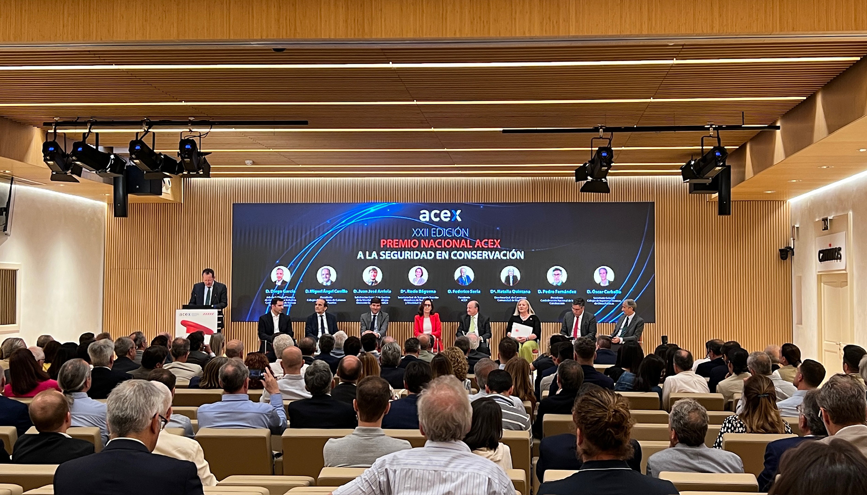 Acto de entrega del XXII Premio Nacional ACEX a la Seguridad en Conservaci�n