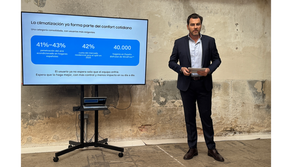 Manuel S�nchez Sanz, director comercial y t�cnico de Samsung Climate Solutions...