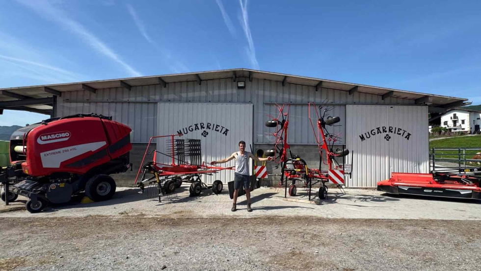 La rotoempacadora utilizada durante las demostraciones proced�a del stock de Agrotec Solsona, en Lleida