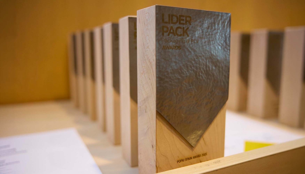 Los galardones de los Premios Liderpack 2025, entregados durante la ceremonia celebrada en el marco de Equiplast