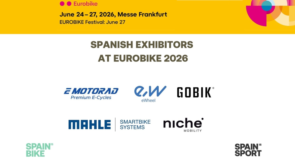 Las empresas espa�olas volver�n a estar presentes en Eurobike 2026 dentro de las acciones de internacionalizaci�n impulsadas por Spain is Sport...