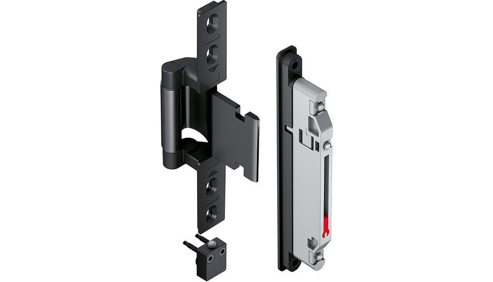 La funci�n FixClick facilita una colocaci�n segura de la puerta...
