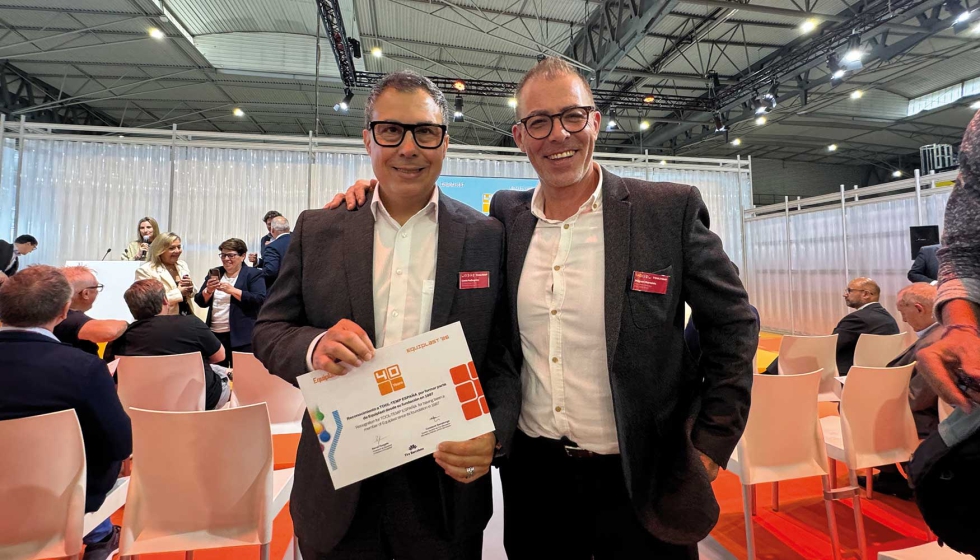 Luca Pellegrino, director global sales junto a Miguel Hermida, responsable de ventas de Tool Temp Espa�a
