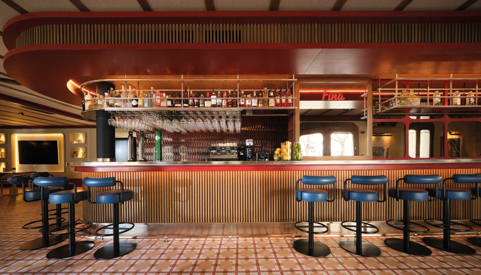 El proyecto 'Fina Bar', un local ubicado en Palma de Mallorca que nace de la voluntad de recuperar la atm�sfera de los cl�sicos bares de los a�os 50...