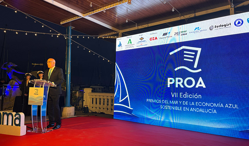Javier I. Noriega Hern�ndez, presidente del Cl�ster Mar�timo-Marino de Andaluc�a