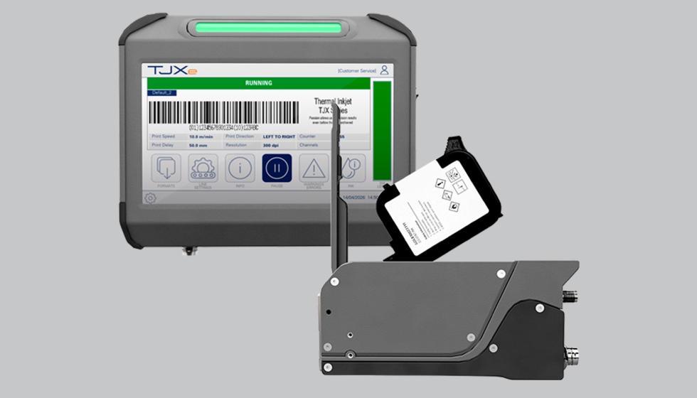 TJXe Series es una impresora thermal Inkjet para la codificaci�n de productos, capaz de imprimir sobre cualquier superficie...
