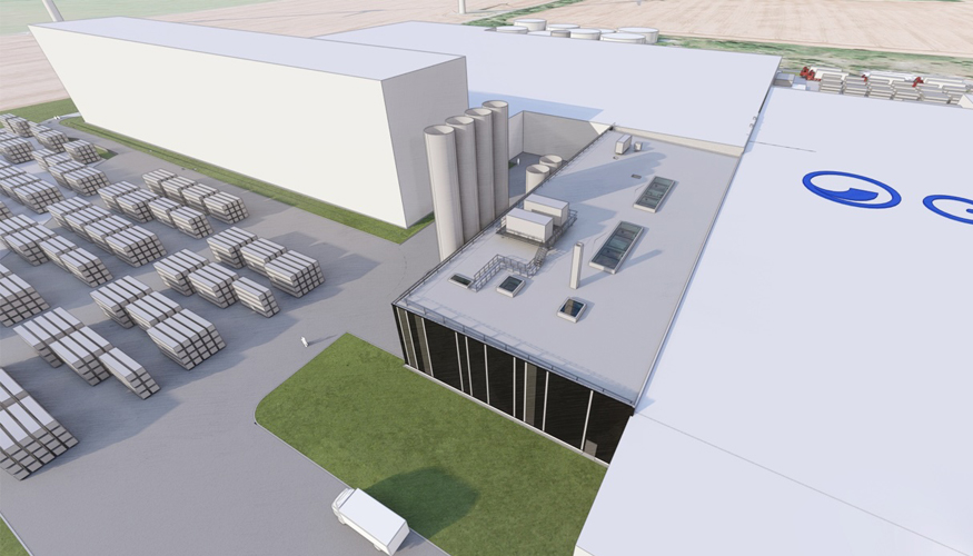 Con una superficie aproximada de 1.800 m�, la nueva planta se centrar�, sobre todo, en el tratamiento de restos de PVC procedentes de la producci�n...