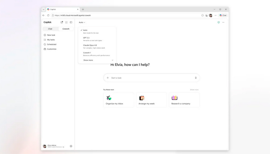 Copilot Cowork opera �ntegramente dentro del entorno seguro de Microsoft 365