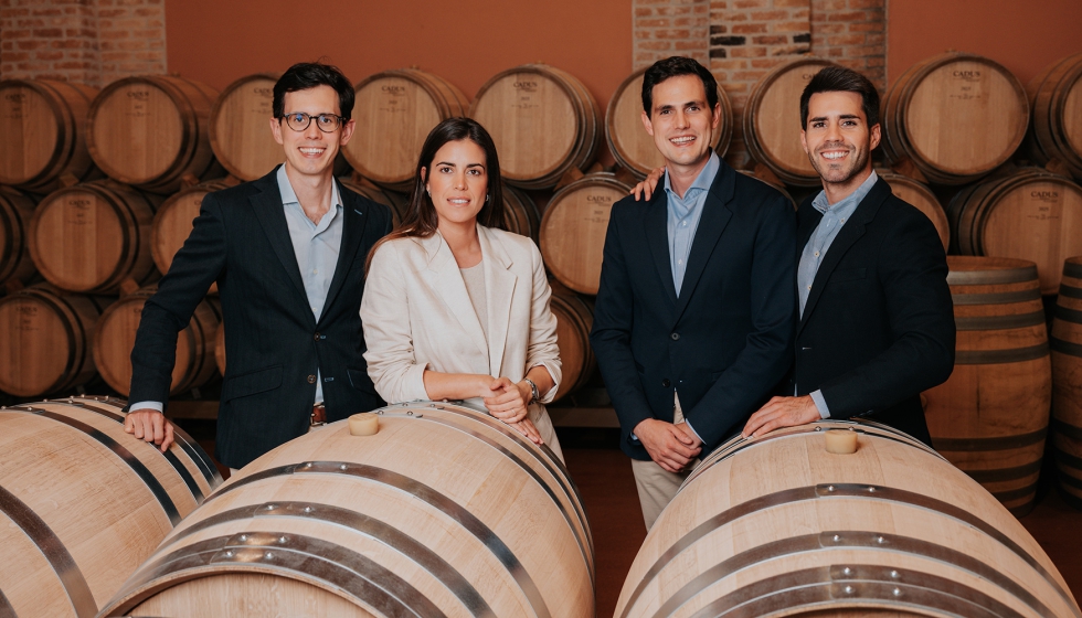 Cuarta generaci�n de Bodegas Emilio Moro: Alberto Medina Moro, Patricia S�nchez Moro, H�ctor Medina Moro, Mario S�nchez Moro...