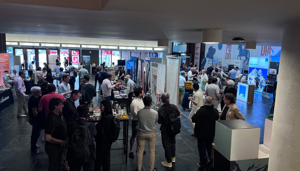 Imagen de la zona expositiva del F�rum Internacional de Construcci�n con Madera 2026 en el Palacio Baluarte de Pamplona
