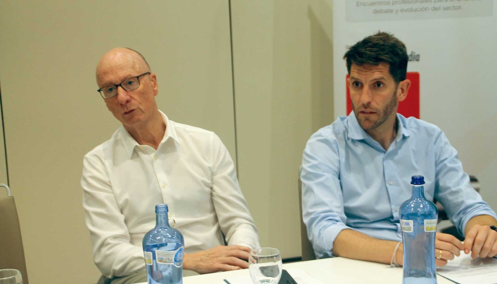Carlos Exp�sito (Tesa Assa Abloy) y Borja Bilbao (Abus)