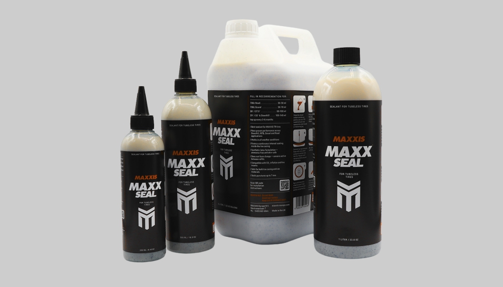 MaxxSeal estar� disponible en cuatro formatos y ha sido desarrollado espec�ficamente para sistemas tubeless de alto rendimiento...