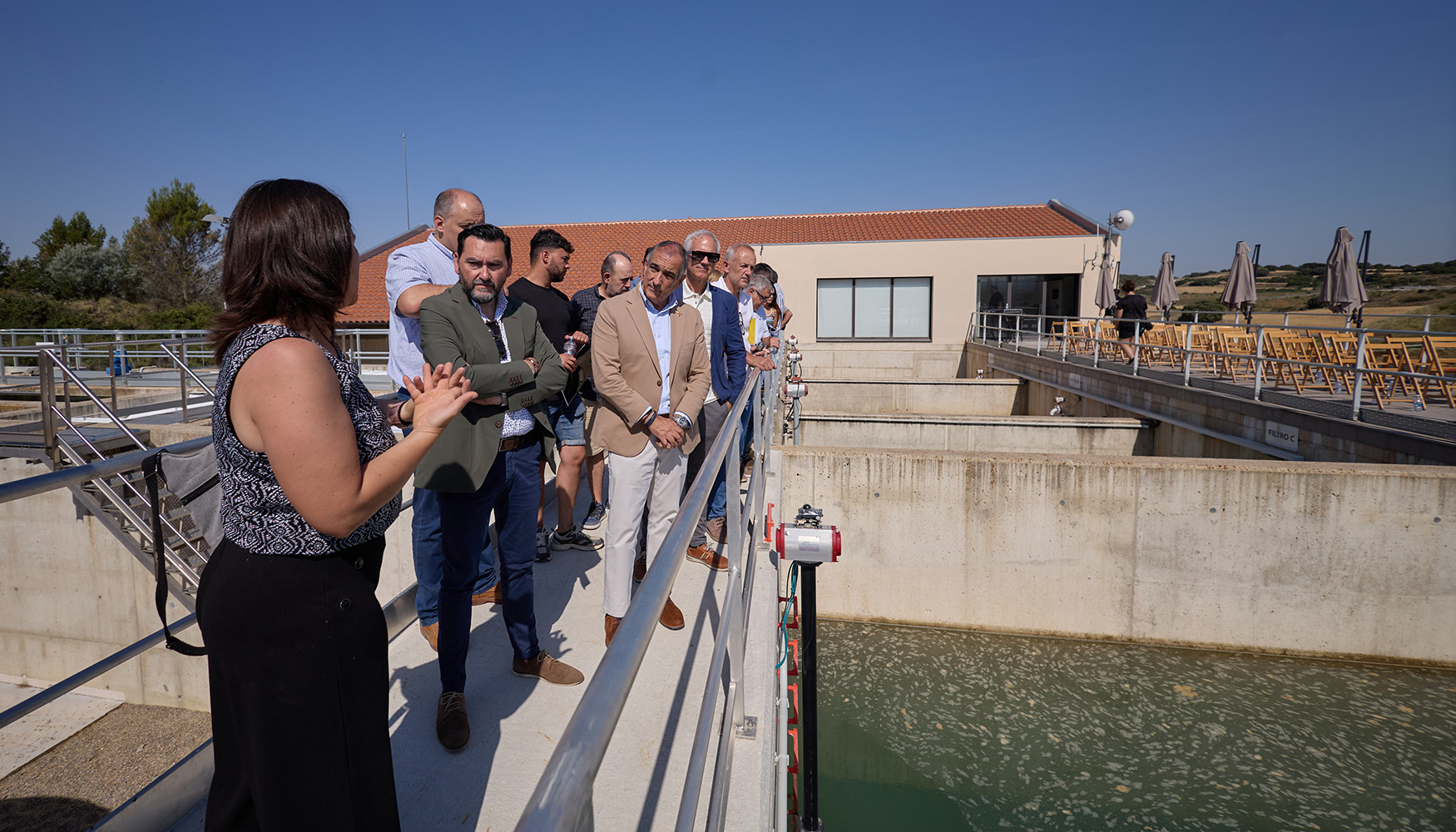 Las inversiones acometidas en La Pedrera permitir�n abastecer de agua de calidad, proveniente de Itoiz y a trav�s del Canal de Navarra, a m�s de 32...