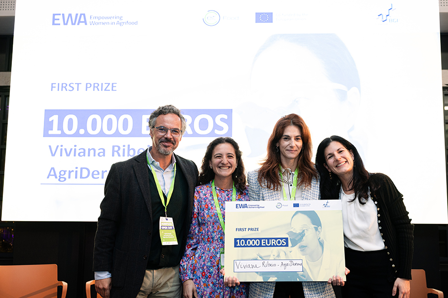 Viviana Ribeiro, da AgriDerma, foi a grande vencedora do EWA 2025