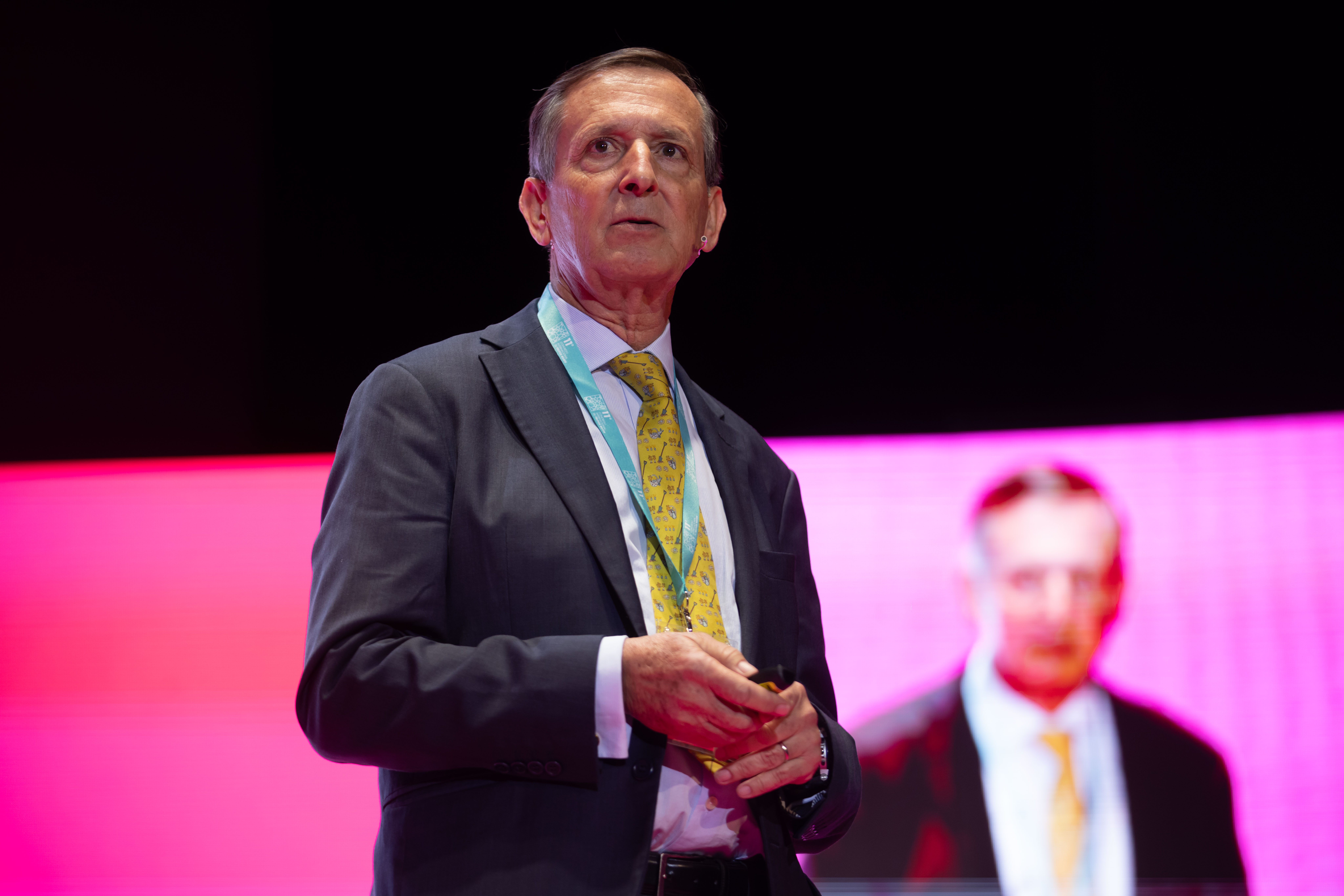 El presidente de la International Blueberry Organization (IBO), Mario Steta...
