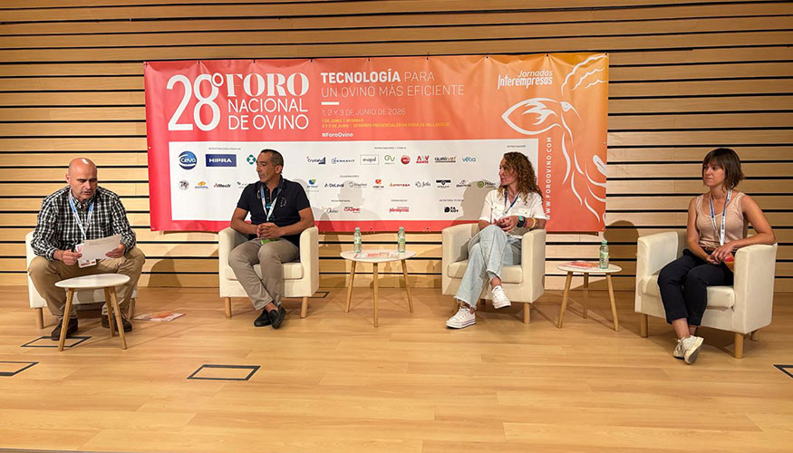Mesa redonda con la que finaliz� el seminario de MSD Animal Health...