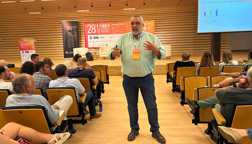 Chema Gonz�lez, en la ponencia de Syva