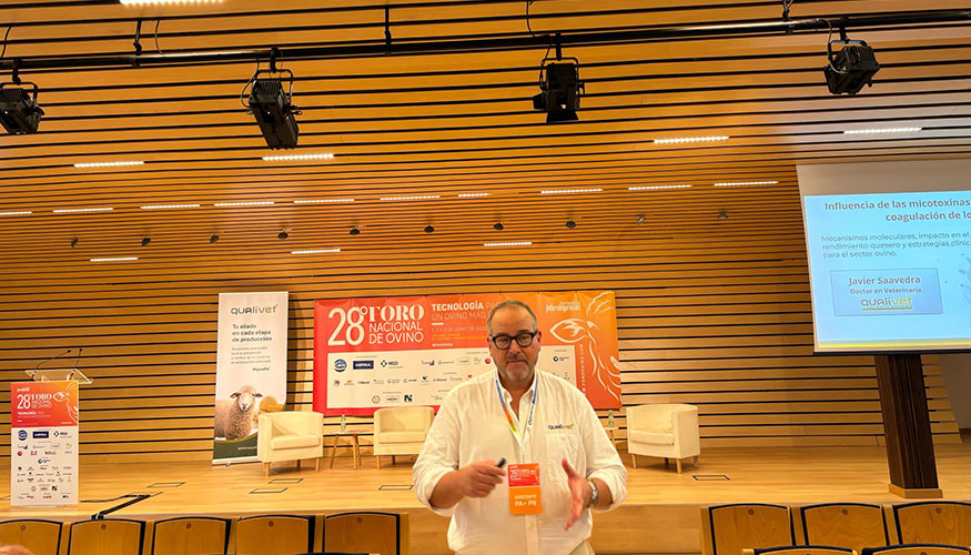 Javier Saavedra, en su ponencia