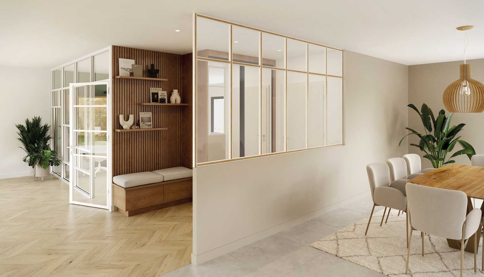 La serie E-30 responde a una tendencia cada vez m�s presente en arquitectura e interiorismo: separar sin aislar