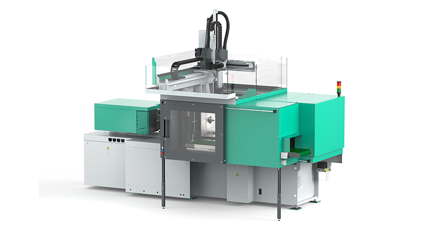 Las ALLROUNDER e TREND pueden automatizarse, por ejemplo, mediante sistemas de robot lineal MULTILIFT de ARBURG