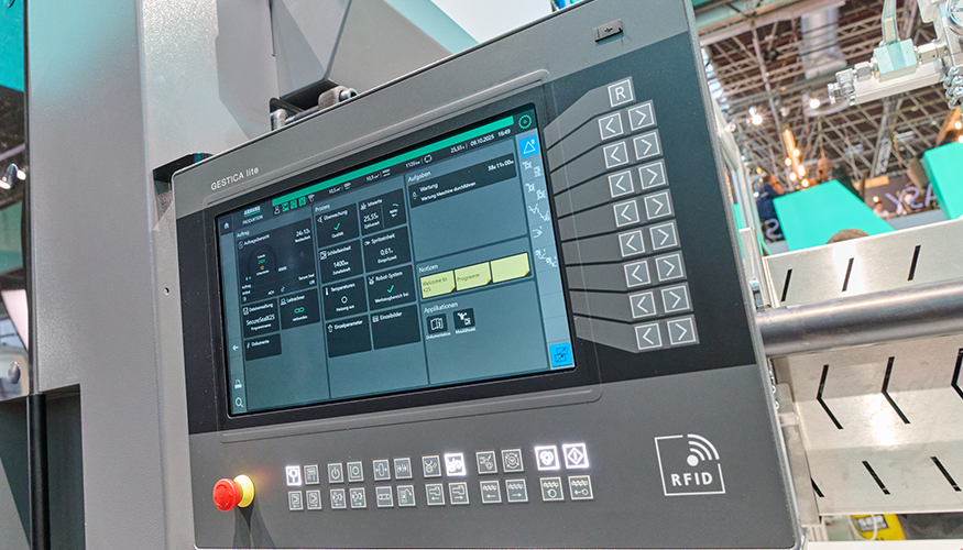 Las m�quinas ALLROUNDER e TREND incorporan el nuevo sistema de control GESTICA lite, especialmente sencillo e intuitivo...