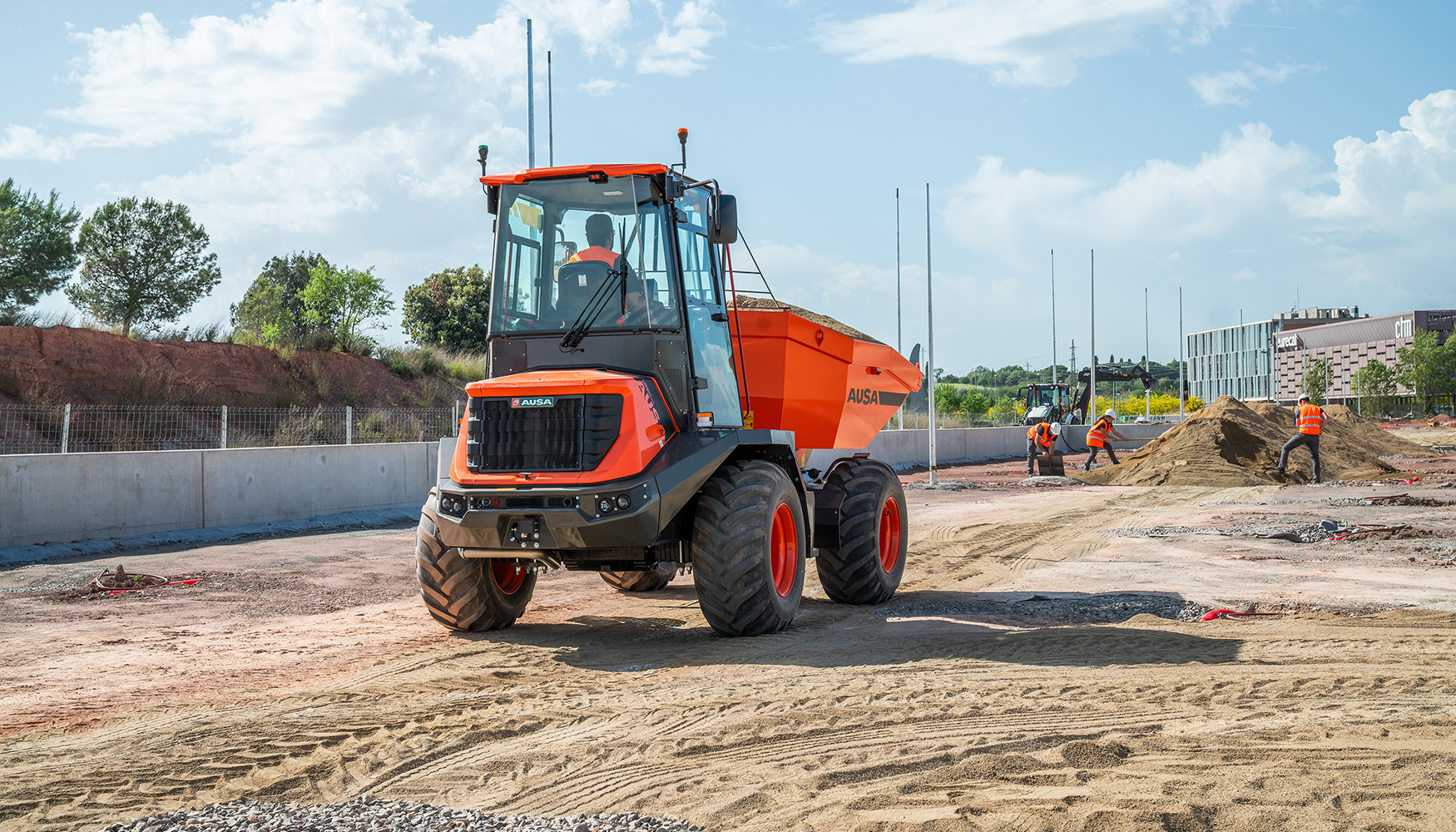 Nuevo dumper DR902AHG, con Ausa AI Vision