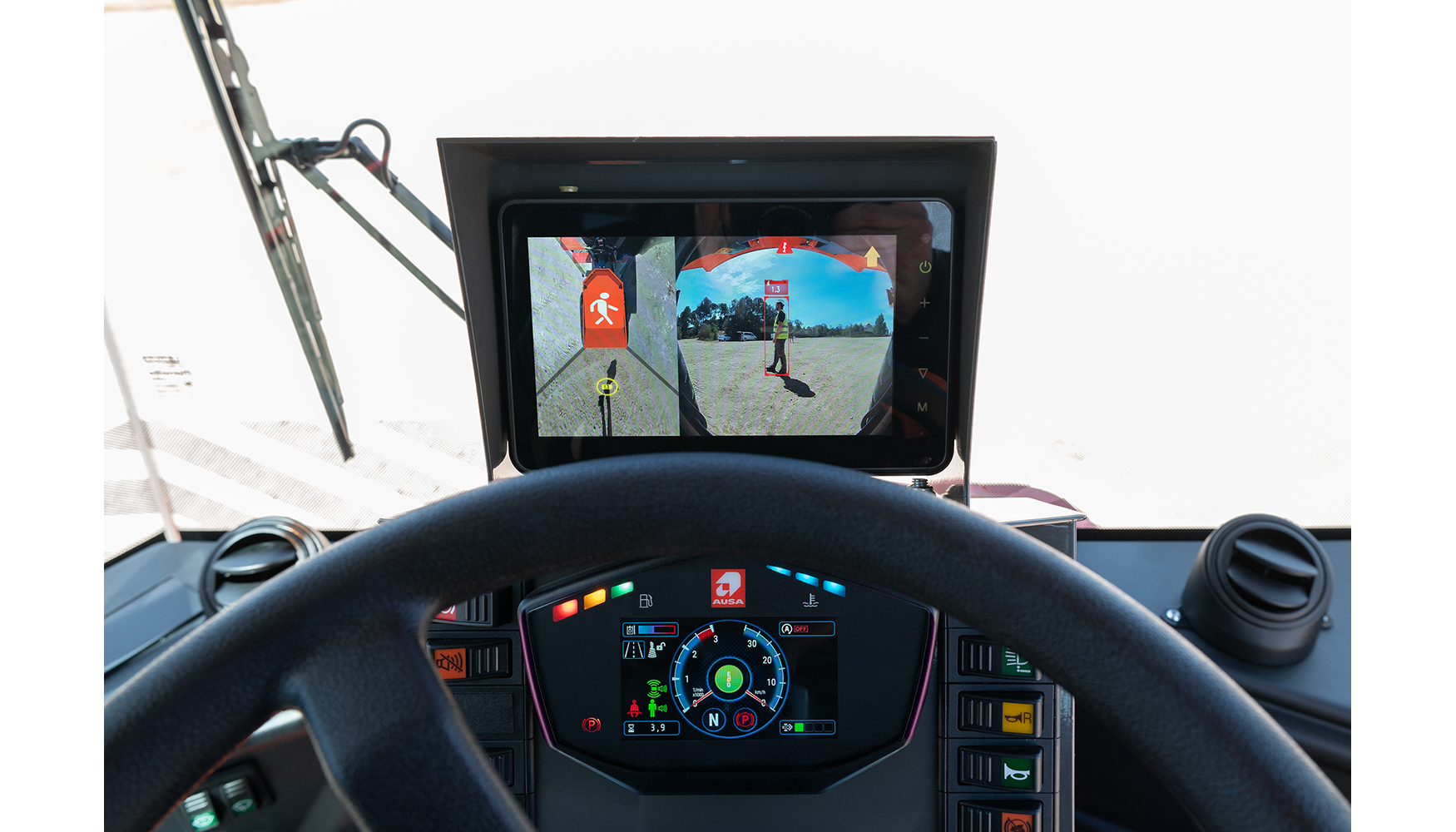 El nuevo dumper incorpora tecnolog�a de detecci�n de personas